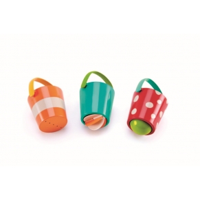 Hape - Шарени кофички за баня комплект